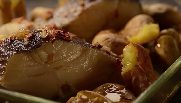 Bacalhau com Batata a Murro